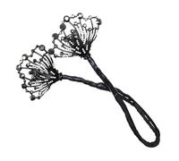 KITCHENKARATLY Rhinestones Hair Bun Maker for Women and Teens Elegant Hair Donut Shaper Tool with Decorative Gems Use Lazy Bun Former for Charming Hairstyles and Secure Hold