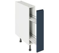 KitchenKit Flatpack J-Pull 150 Base Kitchen Cabinet Pull-Out 720 x 150 x 570mm (HxWxD) - Matt Indigo Blue