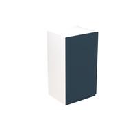 KitchenKit Flatpack J-Pull 400 Wall Kitchen Cabinet 720 x 400 x 330mm (HxWxD) - Matt Indigo Blue