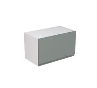 KitchenKit Flatpack J-Pull 600 Bridging Wall Kitchen Cabinet 720 x 600 x 330mm (HxWxD) - Matt Sage Green