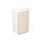KitchenKit Flatpack J-Pull Blind Corner Wall Cabinet 600mm - Ultra Matt Cashmere