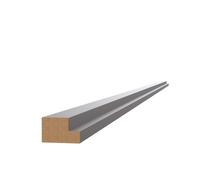 KitchenKit Flatpack J-Pull Multi Rail 2745mmL x 55mmW x 36mmD (LxWxD) - Gloss Graphite