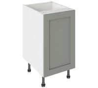KitchenKit Flatpack Shaker 450 Base Kitchen Cabinet 720 x 450 x 570mm (HxWxD) - Matt Sage Green