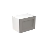 KitchenKit Flatpack Shaker 500 Short Bridging Wall Kitchen Cabinet 288 x 500 x 330mm (HxWxD) - Matt Dust Grey