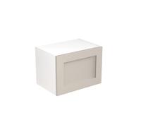 KitchenKit Flatpack Shaker 500 Short Bridging Wall Kitchen Cabinet 288 x 500 x 330mm (HxWxD) - Matt Light Grey