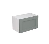 KitchenKit Flatpack Shaker 600 Bridging Wall Kitchen Cabinet 720 x 600 x 330mm (HxWxD) - Matt Sage Green