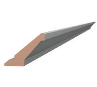 KitchenKit Flatpack Shaker Cornice 70 x 90 x 2745mm (HxWxL) - Matt Sage Green
