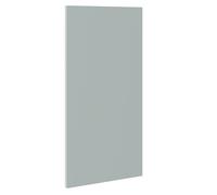 KitchenKit Flatpack Slab 350 Wall End Panel 800 x 350 x 18mm (HxWxD) - Supermatt Aquamarine