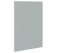 KitchenKit Flatpack Slab 600 Base End Panel 900 x 600 x 18mm (HxWxD) - Supermatt Aquamarine