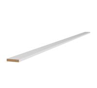 KitchenKit Flatpack Slab Capping Rail 2745 x 100 x 18mm (LxWxT) - Supermatt White