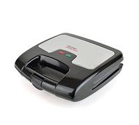 KitchenPerfected 2 Slice Sandwich & Omelette Maker - Non-Stick - Portable - E2615BK - Black Steel