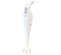 KitchenPerfected 200w Hand Blender - 2 Speed Settings - Stainless Steel Chopping Blades - Mains Cord - White - E5021WH