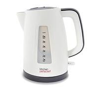 Fast Boil Cordless Kettle By KitchenPerfected - Cream And Black 1.5 Litre