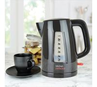 Kitchenperfected Quiet Rapid Boil Eco-Friendly Cordless Kettle - 3000W, Black