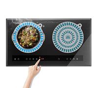 KitchenRaku 2PCS Temp-Changing Induction Cooktop Protector Mat, 24cm