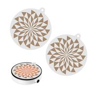 KitchenRaku 2PCS Temp-Changing Induction Cooktop Protector Mat, 24cm
