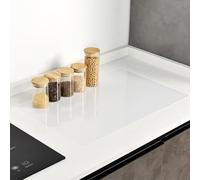 KitchenRaku Clear Extra Large Silicone Mat for Kitchen Worktop Protector, Nonstick Heat Resistant Countertop Mat, Nonskid Placemat, Craft Mat, Table Mat (60x40cm)