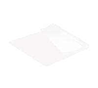 KitchenRaku Extra Large Silicone Mat for Kitchen Worktop Protector, Nonstick Heat Resistant Countertop Mat, Nonskid Placemat, Craft Mat, Table Mat (Transparent, 63x43cm)