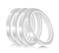 KitchenRaku Polyimide High Temperature Tape 10mm×33m/108ft, Heat Resistant Strong Adhesion Tape for Sublimation Heat Transfer Printing 3D Printer, Soldering, Electronic Applications (4, Clear)