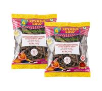 Kitchens Gold Kothavarangai Vathal 150g Cluster Beans Sun-Dried Vathal Traditional South Indian Vatral Crispy Homemade Fryums with Authentic Taste Pack of 2