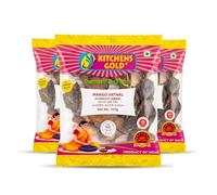 Kitchens Gold Mango Vathal 150g Tangy Raw Mango Sun Dried Vathal Traditional South Indian Vatral Crispy Homemade Style Fryums for Rice Meals Pack of 3