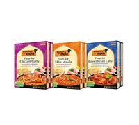 Kitchens of India Curry Paste Variety Pack, 100g (3.5-Ounces), Easy-to-Use Curry Paste for Authentic Indian Dish