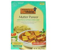 Kitchens of India, Mutter Paneer, Green Peas & Cottage Cheese Curry, Mild, 10 oz (285 g)