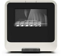 KitchenTable Top Dishwasher Compact 6 Place Settings, Touch The Button 360 Degrees and Spray 72 ° High Temperature Sterilization Multifunctional Kitchen Washing for Dishes/Fruits/Vegetables