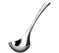 Kitchenware 2Pcs Kitchen Cooking Spoon Stainless Steel Kitchen Gadgets Soup Ladle Kitchen Tools, Kitchen Hacks Silver Household