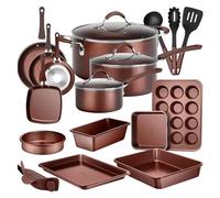 Kitchenware Pots & Pans Set Basic Kitchen Cookware Set, Non-Stick (20-Piece Set)