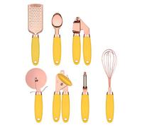Kitchenware Set Kitchen Utensils Baking Tools Handle Can Opener Ice Scream Scoop Peeler Pizza Cutter Garlic Press 7x Kitchen Gadgets Gifts Cool Unique Gifts Cheese Cutter for Women Tools Ice