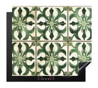 KitchenYeah© Induction Hob Cover Protector Mat 20.5"x23.6" / 60x52 cm Kitchen Universal Ceramic Covers for Electric Cookers Vinyl Interior - Ceramics - Decoration - Spanish