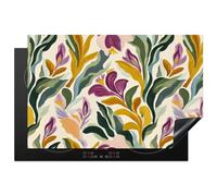 KitchenYeah© Induction Hob Cover Protector Mat 20.5"x31.5" / 80x52 cm Kitchen Universal Ceramic Covers for Electric Cookers Vinyl Modern - Abstract - Colorful