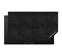 KitchenYeah© Induction Hob Cover Protector Mat 20.5"x35.4" / 90x52 cm Kitchen Universal Ceramic Covers for Electric Cookers Vinyl Granite - Black - Grey