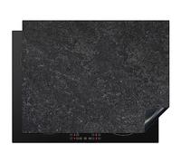 KitchenYeah© Induction Hob Cover Protector Mat 23.2"x30.3" / 77x59 cm Kitchen Universal Ceramic Covers for Electric Cookers Vinyl Concrete - Grey - Texture - Retro - Industrial