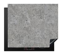 KitchenYeah© Induction Hob Protector Mat 20.1"x23.2" / 59x51 cm Cooker Top Protectors Cover Ceramic Covers Electric Hobs Vinyl Concrete - Slate - Grey - Concrete Structure