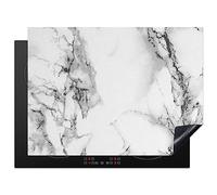 KitchenYeah© Induction Hob Protector Mat 20.5"x27.6" / 70x52 cm Cooker Top Protectors Cover Ceramic Covers Electric Hobs Vinyl Marble - Stone - White - Grey - Black - Marble Look