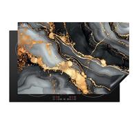 KitchenYeah© Induction Hob Protector Mat 20.5"x31.9" / 81x52 cm Stove Cap Top Cover Kitchen Cooker Covers for Electric Hobs Vinyl Marble - Gold - Grey - Black - Texture