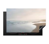 KitchenYeah© Induction Hob Protector Mat 20.5"x33.5" / 85x52 cm Cooker Top Protectors Cover Ceramic Covers Electric Hobs Vinyl Coastline - Beach - Ocean