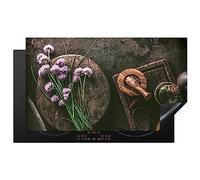 KitchenYeah© Induction Hob Protector Mat 20.5"x35.4" / 90x52 cm Cooker Top Protectors Cover Ceramic Covers Electric Hobs Vinyl Spices - Industrial - Still Life