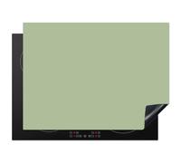 KitchenYeah© Induction Hob Protector Mat Kitchen Stove Top Cover Vinyl | 20.5"x27.6" / 70x52 cm Electric Cooker Cap Guard Covers for Hobs Non Slip Flexible Jump - Sprint - Green