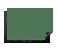 KitchenYeah© Induction Hob Protector Mat Kitchen Stove Top Cover Vinyl | 20.5"x29.5" / 75x52 cm Electric Cooker Cap Guard Covers for Hobs Non Slip Flexible Deep - Sagewood - Green