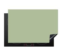 KitchenYeah© Induction Hob Protector Mat Kitchen Stove Top Cover Vinyl | 20.5"x30.7" / 78x52 cm Electric Cooker Cap Guard Covers for Hobs Non Slip Flexible Jump - Sprint - Green