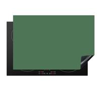 KitchenYeah© Induction Hob Protector Mat Kitchen Stove Top Cover Vinyl | 20.5"x30.7" / 78x52 cm Electric Cooker Cap Guard Covers for Hobs Non Slip Flexible Deep - Sagewood - Green