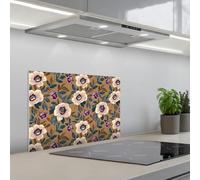 KitchenYeah© Splashback for kitchen 16"x24" / 40x60 cm self-adhesive Back Splashes Kitchens Splash Guard Decor Floral - Still life - Colorful