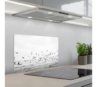 KitchenYeah© Splashback for kitchen 16"x24" / 40x60 cm self-adhesive Wall Protector Decor Panels Cooker Backsplash Sea - Birds - Nature - Seagulls