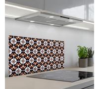 KitchenYeah© Splashback for kitchen 18"x35" / 45x90 cm self adhesive Sink Splash Splatter Guard Backsplash Decor traditional - Element - Colorful