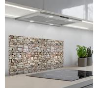 KitchenYeah© Splashback for kitchen 18"x35" / 45x90 cm self-adhesive Sink Splash Splatter Guard Splashbacks Walls Rough - Wall - Natural stones