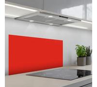 KitchenYeah© Splashback for kitchen 18"x35" / 45x90 cm self-adhesive Sink Splash Splatter Guard Splashbacks Walls Red - Pattern - Design