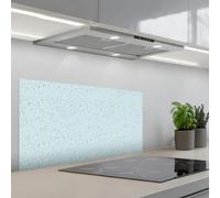 KitchenYeah© Splashback for kitchen 18"x35" / 45x90 cm self-adhesive Wall Protector Decor Panels Cooker Backsplash Terrazzo - Pattern - Colorful - Baby Blue